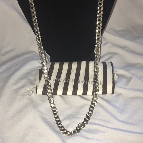 Henri Bendel Sterling Silver Long Mixed Chain - Picture 5 of 8